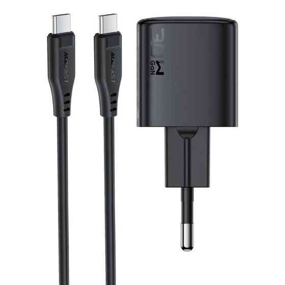 СЗУ Acefast A118 PD30W GaN (1USB-C) + кабель Type-C to Type-C Херсон