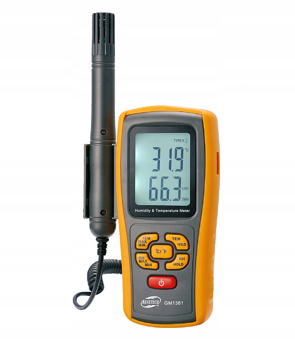 Термогигрометр электронный 0-100%, -10-50°C BENETECH GM1361 Харьков - изображение 5