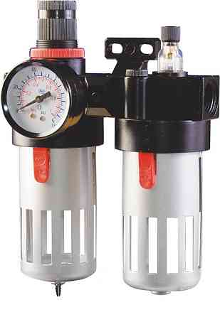 Блок подготовки воздуха MASTERTOOL 20 мкм 0-10 бар ½" Al корпус воздушный фильтр/редуктор/смазочное  Харків
