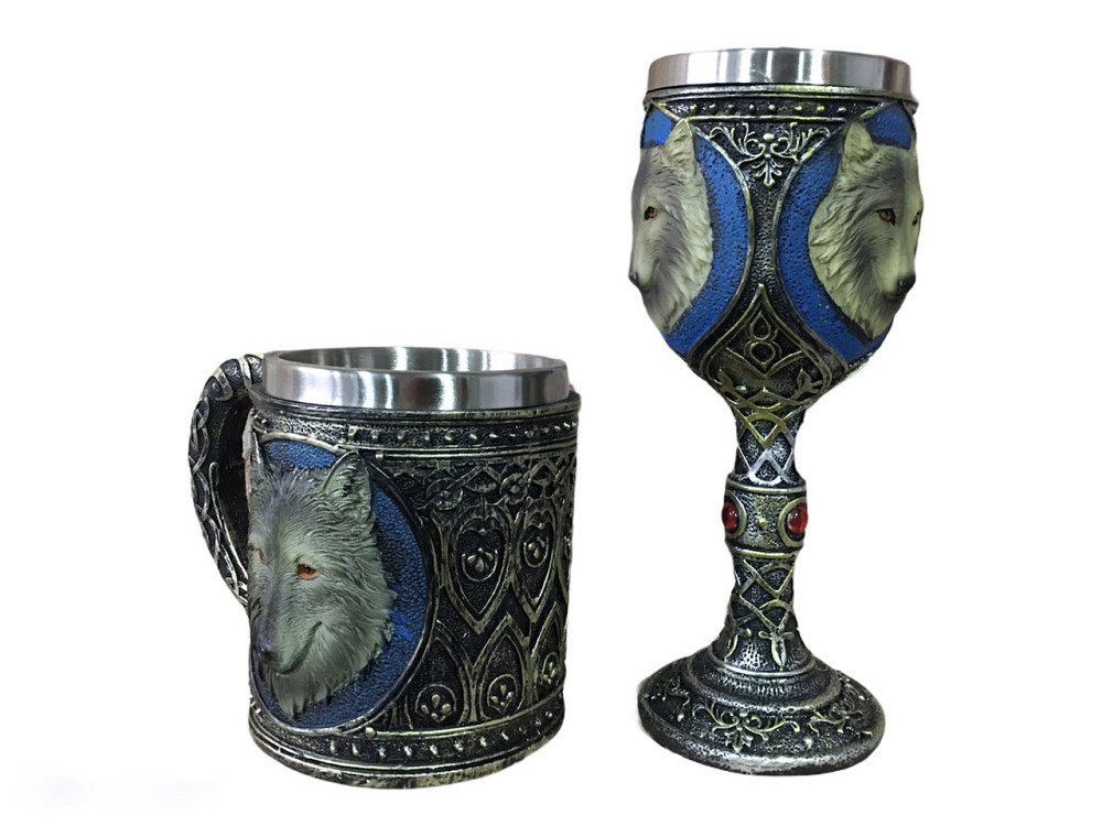 Подарочный набор Чашка Бокал 3 Волк Подарок Київ - зображення 12