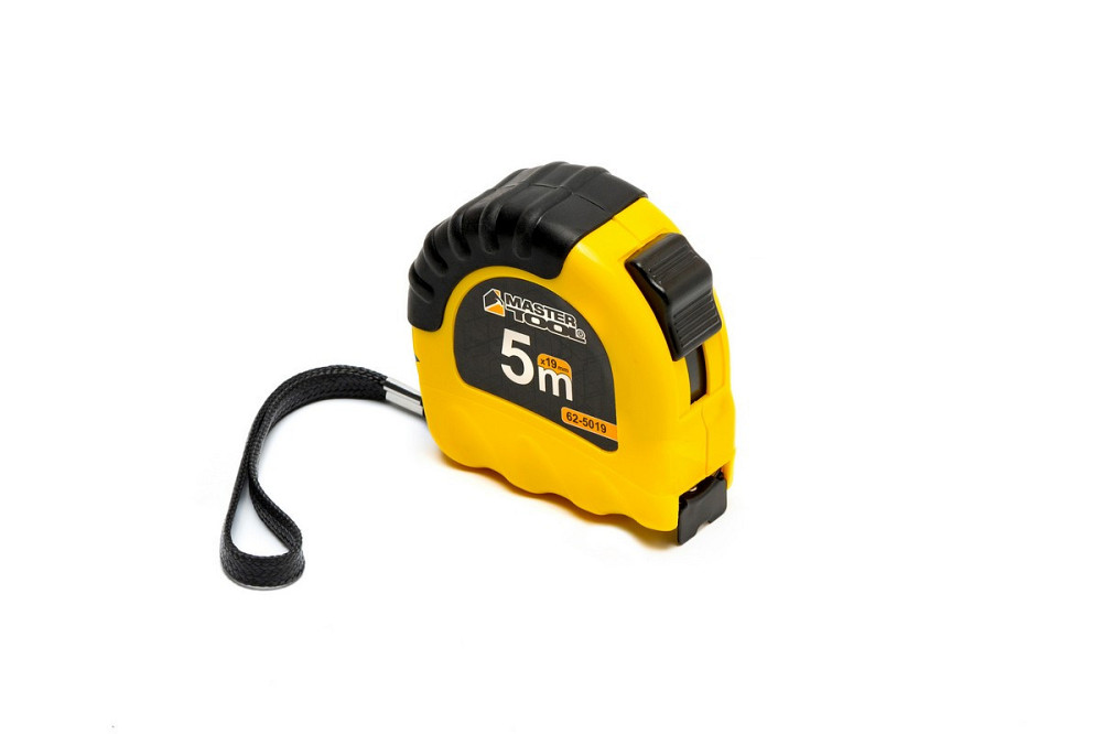Рулетка MASTERTOOL ″Shiftlock″ 5 м х 19 мм фиксатор полотна нейлоновое покрытие 62-5019 Харьков - изображение 2