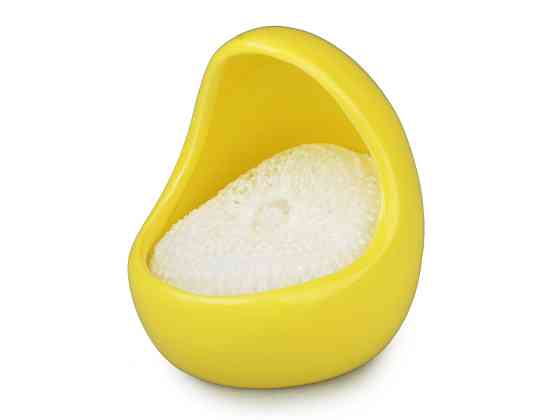 Підставка для губки Lefard 940-038 10 см жовта Киев