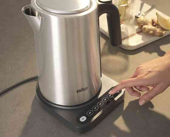 Электрочайник Braun WK 5205 BK 1.7 л серебристый Киев