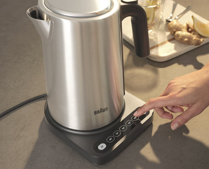 Электрочайник Braun WK 5205 BK 1.7 л серебристый Киев - изображение 4