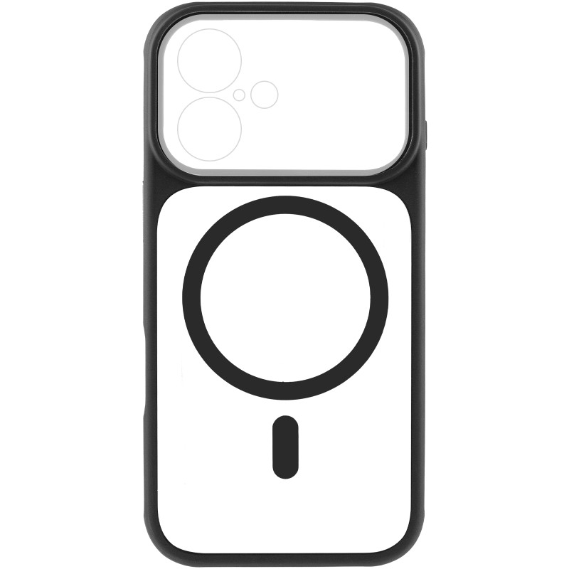 Чехол TPU+PC GETMAN Moon Clear with MagSafe для Apple iPhone 17 (6.3") Херсон - зображення 5