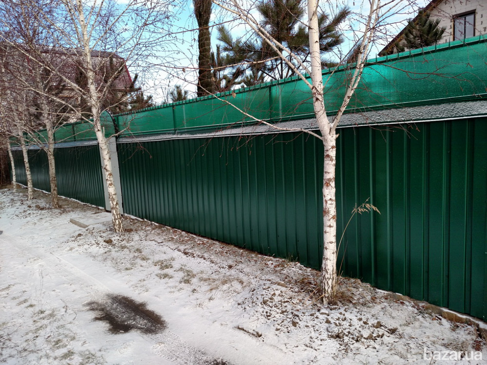 Забор из проф. настила (профлиста). "Броневик" Днепр. Дніпро - зображення 7