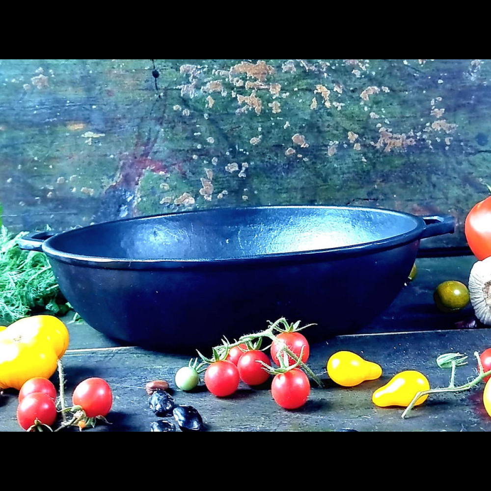 Жаровня чугунная с двумя ручками Maysternya 32х6 см Одеса - зображення 7