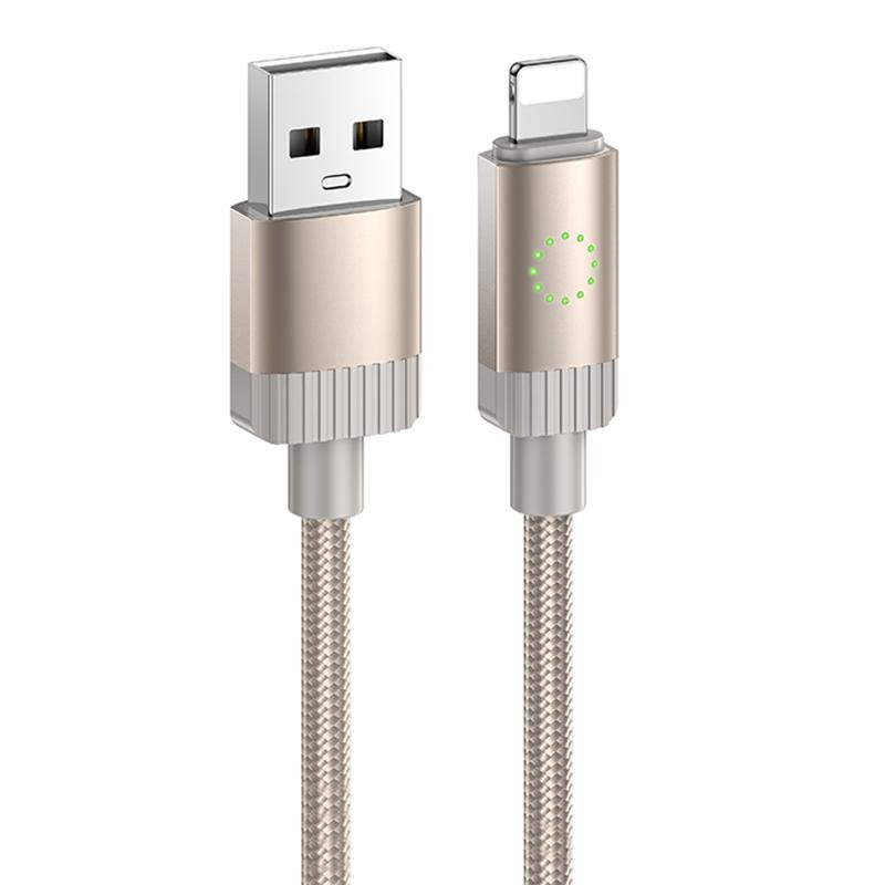 Дата кабель Hoco X117 Star USB to Lightning 2.4A (1m) Херсон - зображення 1