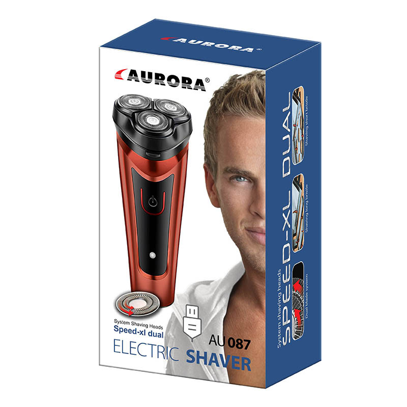 Электробритва Aurora 087AU 3 Вт красная Київ - зображення 4