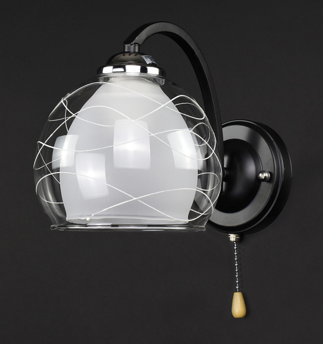 Бра настінна 51098/1 Чорний 24х14х23 см. Київ - зображення 1