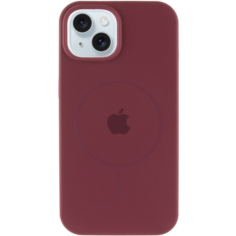 Чехол Silicone Case Full Protective (AA) with MagSafe для Apple iPhone 15 Plus (6.7") Херсон - зображення 2