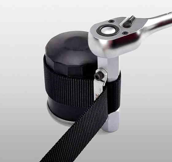Съемник масляного фильтра нейлоновая лента TOPTUL d300 мм 1/2", 3/8" JDAV1630 Харьков