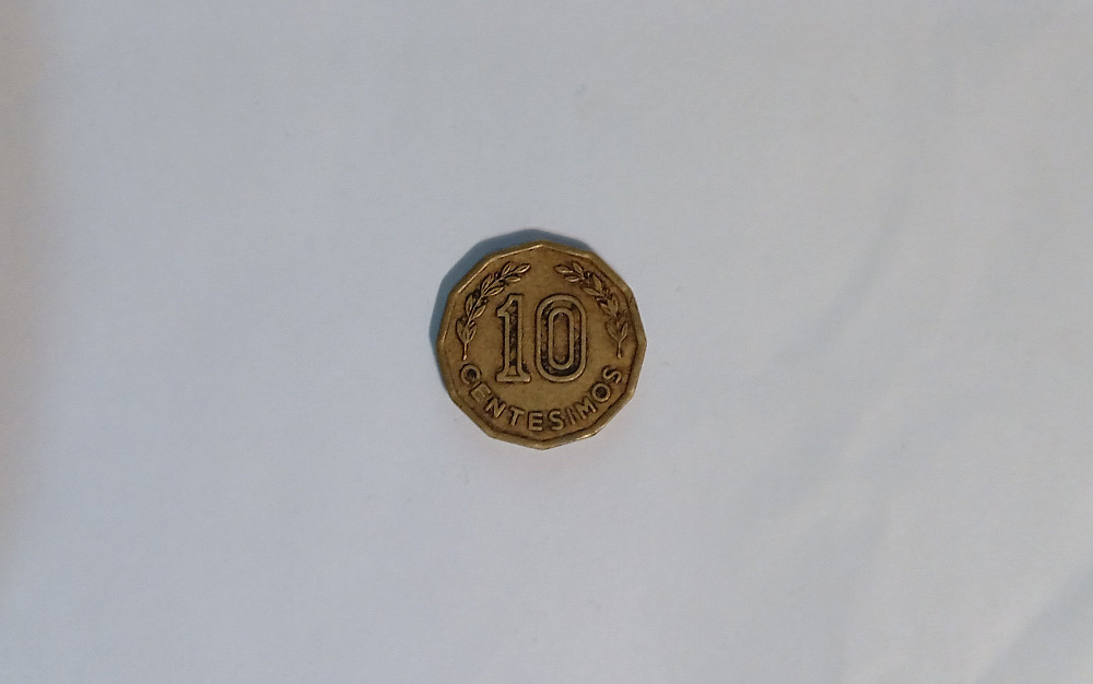 10 копеек 1977 Уругвай (Сентесимо) Львов - изображение 1