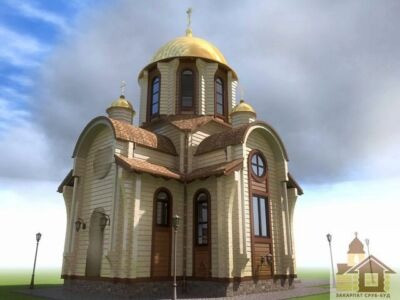 Зрубна дерев’яна церква під ключ Одеса - зображення 3