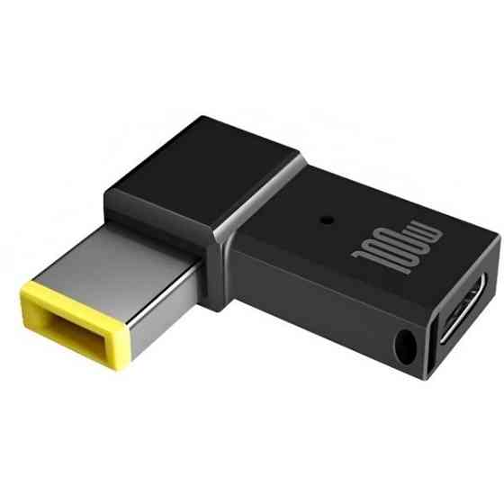 Перехідник для ноутбука USB-C Lenovo Slim Tip (DC) 100W кутовий Харьков