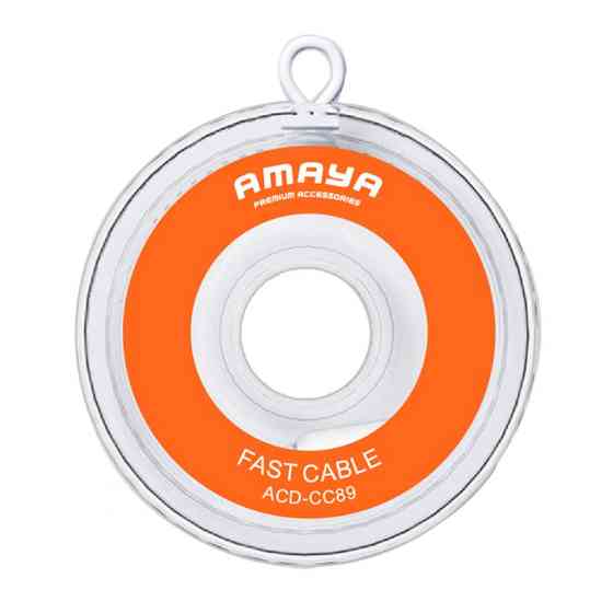 Дата кабель Amaya CC89 Type-C to Type-C 60W (1m) Херсон