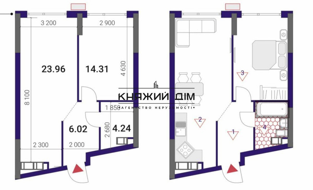 Продаж 1-кімн. квартири в ЖК Грейт.м.Осокорки . Код № 21146761 Киев - изображение 1