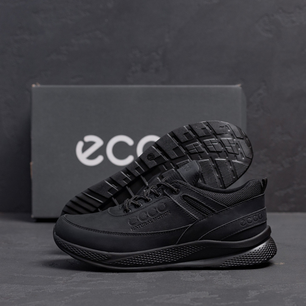 Мужские кожаные кроссовки  Е-series Natural Motion Black Киев - изображение 8