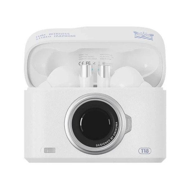 Bluetooth-гарнітура Onikuma T18 White Харьков - изображение 2