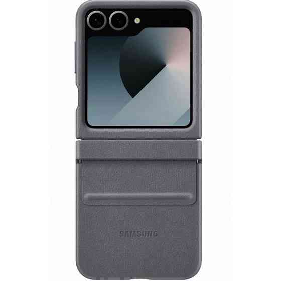 Кожаный чехол Leather Case (AAA) для Samsung Galaxy Z Flip7 Херсон