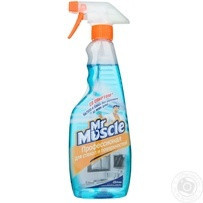 Средство Мистер Мускул для мытья стекол и поверхностей со спиртом 500мл Київ - зображення 1