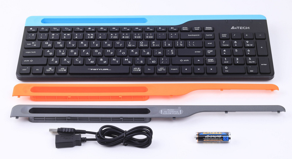 Клавиатура беспроводная A4Tech Fstyler FBK25(Black) черная Київ - зображення 7