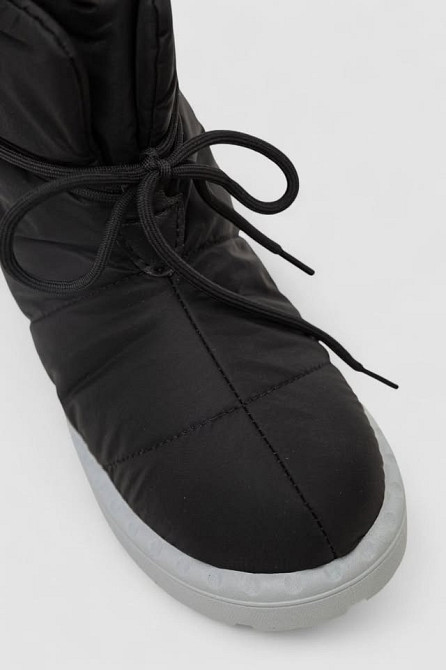 Дутики жіночі зимові на хутрі, колір чорно-сірий | Нові | 36-41р. Одеса - зображення 5