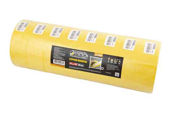 Лента малярная MASTERTOOL 38 мм Р50 79-9906 Харків