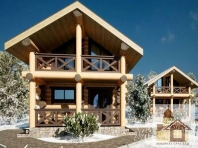 Купити Дерев'яний зруб в Карпатах – якісні еко-доми під ключ від Закарпат Зруб-Буд Одеса - зображення 5