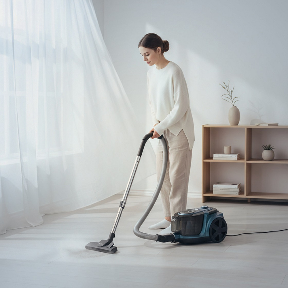 Пылесос для сухой уборки Liberton LVC-4313 700 Вт синий Київ - зображення 3