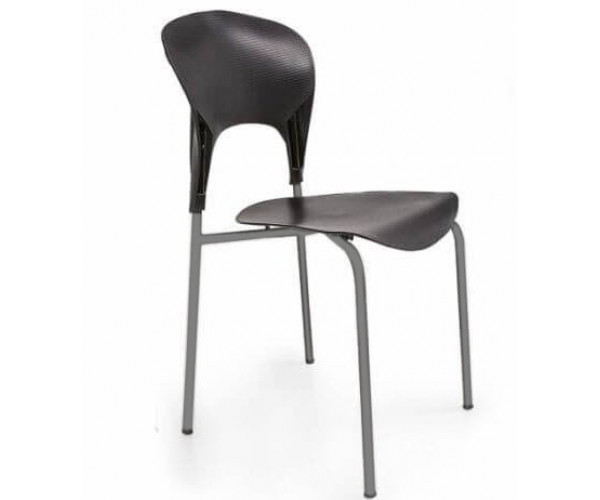 Стілець Асторія пластиковий чорний Днепр - изображение 1