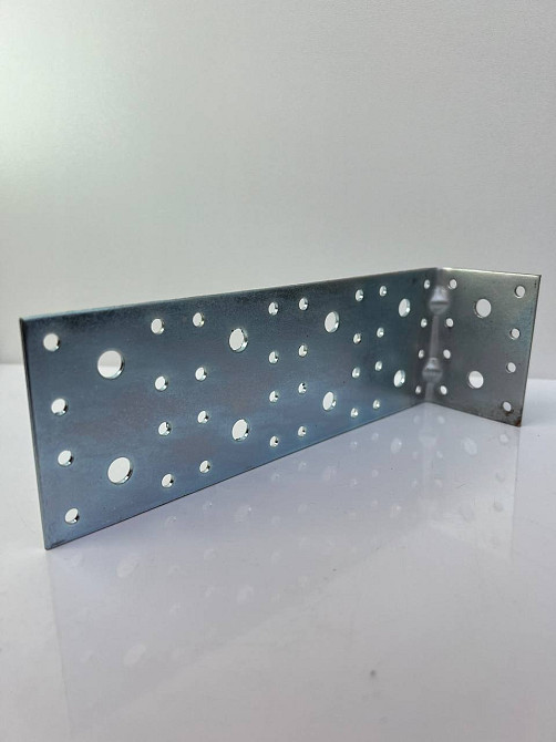 Куточок кріпильний сталевий посилений монтажний 50х200х70х2 Нововолынск - изображение 1