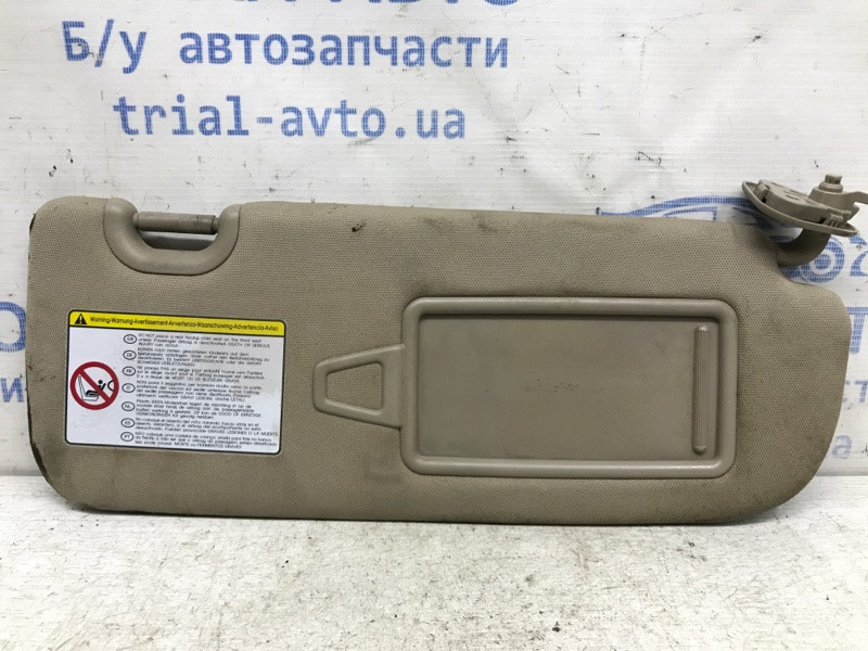 Козырек солнцезащитный правый Hyundai Santa fe DM 2.2 DIESEL D4HB 2012 (б/у) Київ - зображення 1