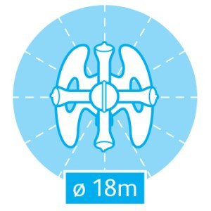 Дождеватель / ороситель HoZelock 2520 спринклерный круговой Plus 254 м² Киев - изображение 3