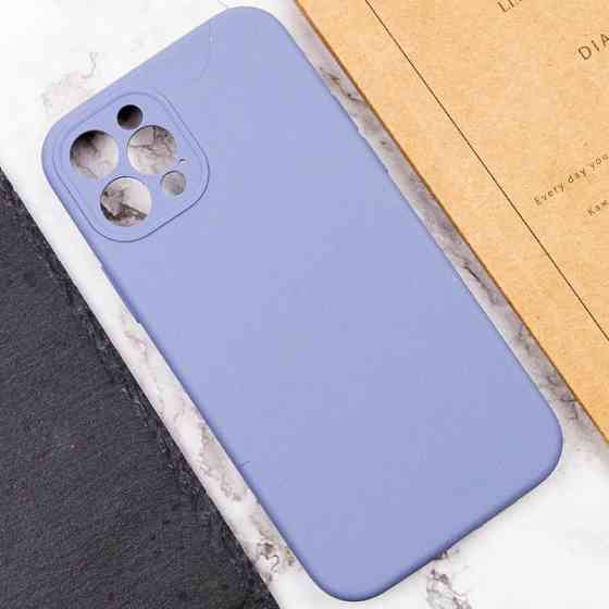 Чехол Silicone Case Full Camera Protective (AA) NO LOGO для Apple iPhone 12 Pro Max (6.7") Херсон