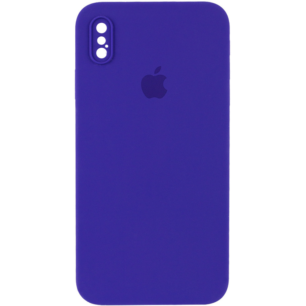 Чехол Silicone Case Square Full Camera Protective (AA) для Apple iPhone XS Max (6.5") Херсон - изображение 12