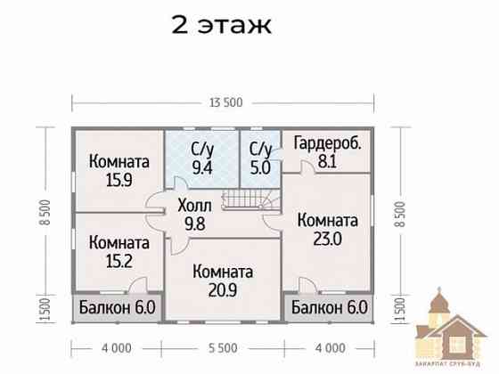 Дерев’яний будинок під ключ із оціліндрованого брусу Одеса