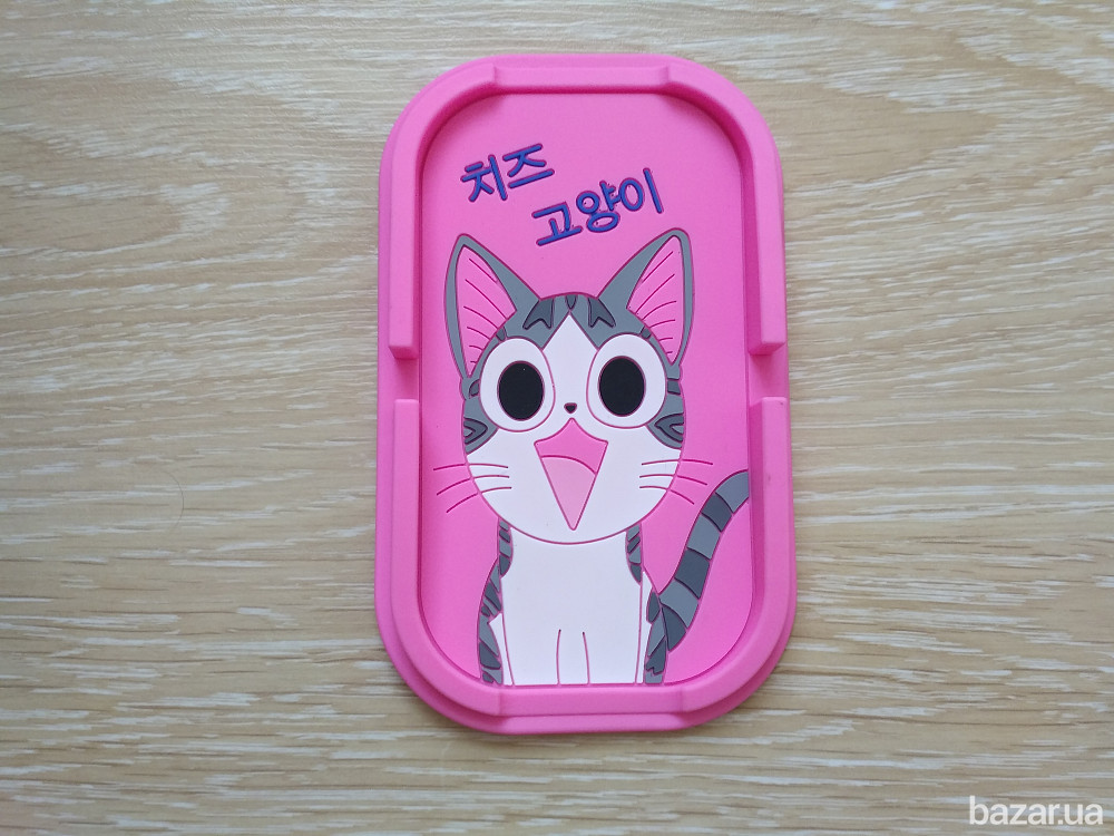 Коврик с бортиком на торпеду Котик антискользящий Бориспіль - зображення 1