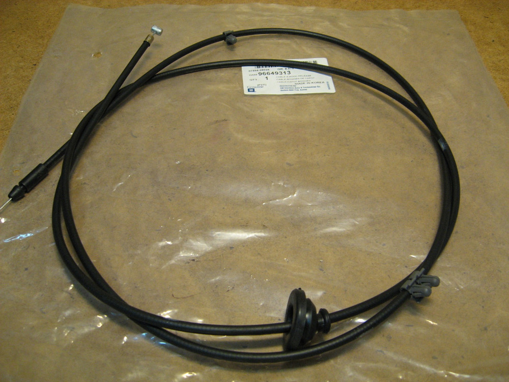 Трос замка открывания капота Aveo T250 Дніпро - зображення 1