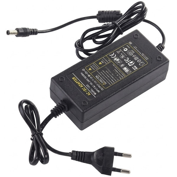 DM Універсальний блок живлення HJ-1250 12V 5A 5.5x2.5mm Black Харків - зображення 1