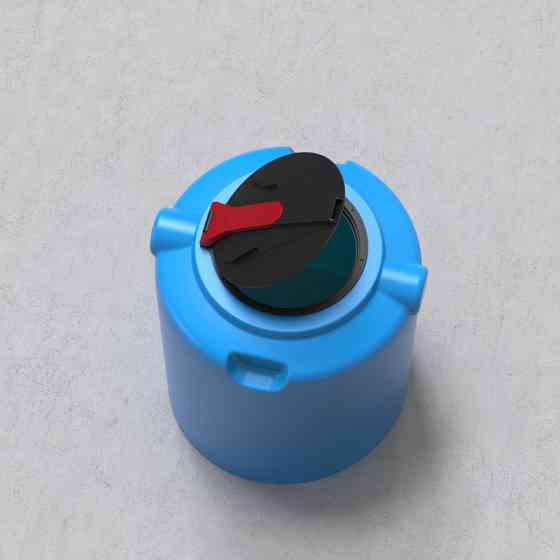 Емкость модуль 500 л вертикальная голубая Київ