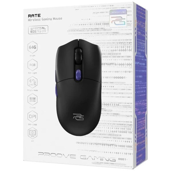 Мишка Proove Gaming Rate Special Edition Black/Purple (CMRTWRS03001) Харків - зображення 4