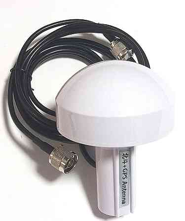 GPS антенна 1575.42MHz, RHCP, LNA усиление 35dB, Superbat Marine, кабель 3 м N-male, 3-5V (10919) Дніпро
