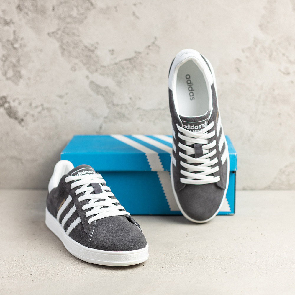 Мужские кожаные кроссовки Campus Grey Київ - зображення 5