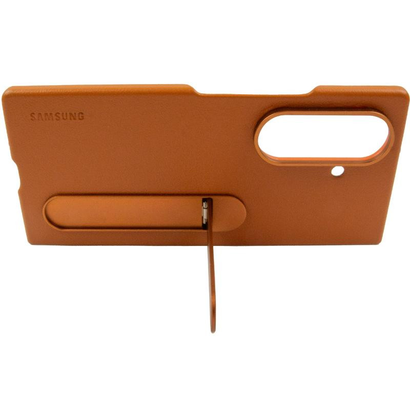 Кожаный чехол Leather Case (AAA) with stand для Samsung Galaxy Z Fold7 Херсон - зображення 6