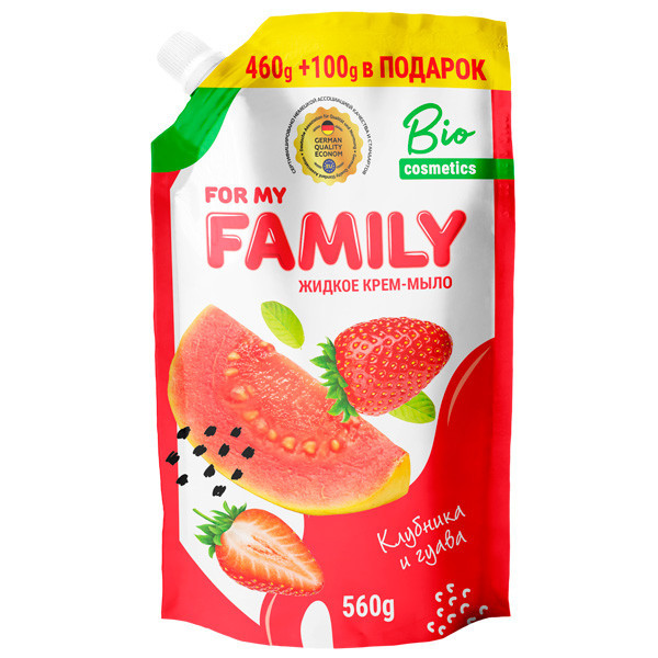 Рідке мило For my Family Полуниця і гуава 721549 560 г Киев - изображение 1