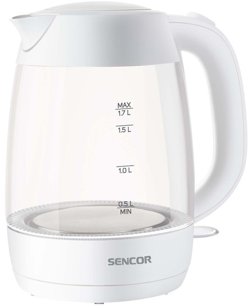Электрочайник Sencor SWK 7300WH 1.7 л белый Київ - зображення 2