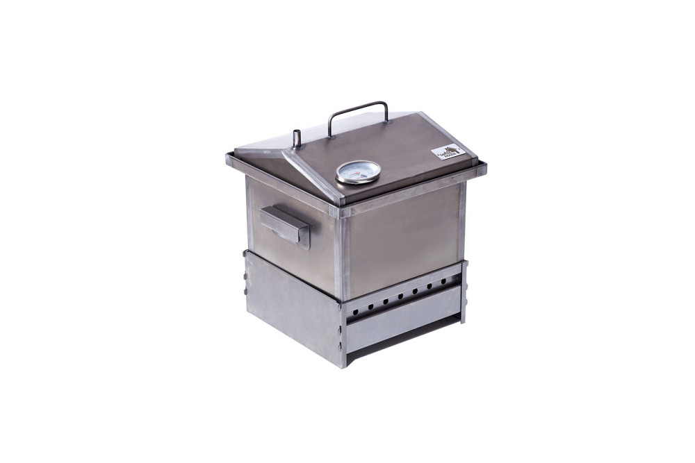 Коптильня маленькая SmokeHouse S Original с термометром и подставкой Харків - зображення 11