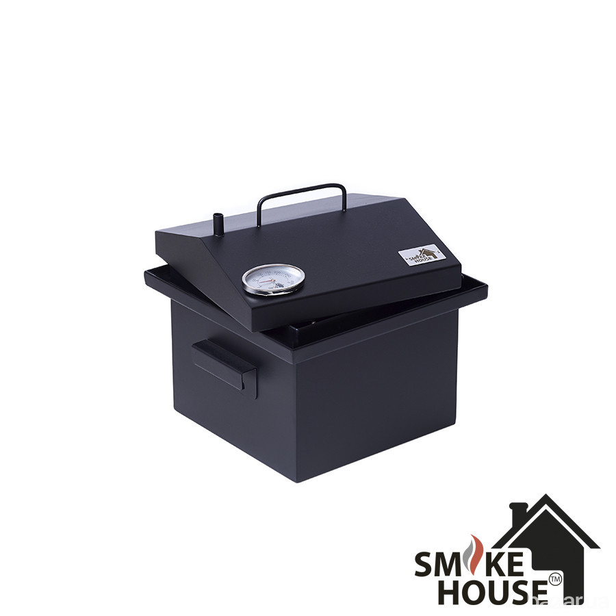 Коптильня с гидрозатвором и термометром SmokeHouse S Thermo Харків - зображення 9