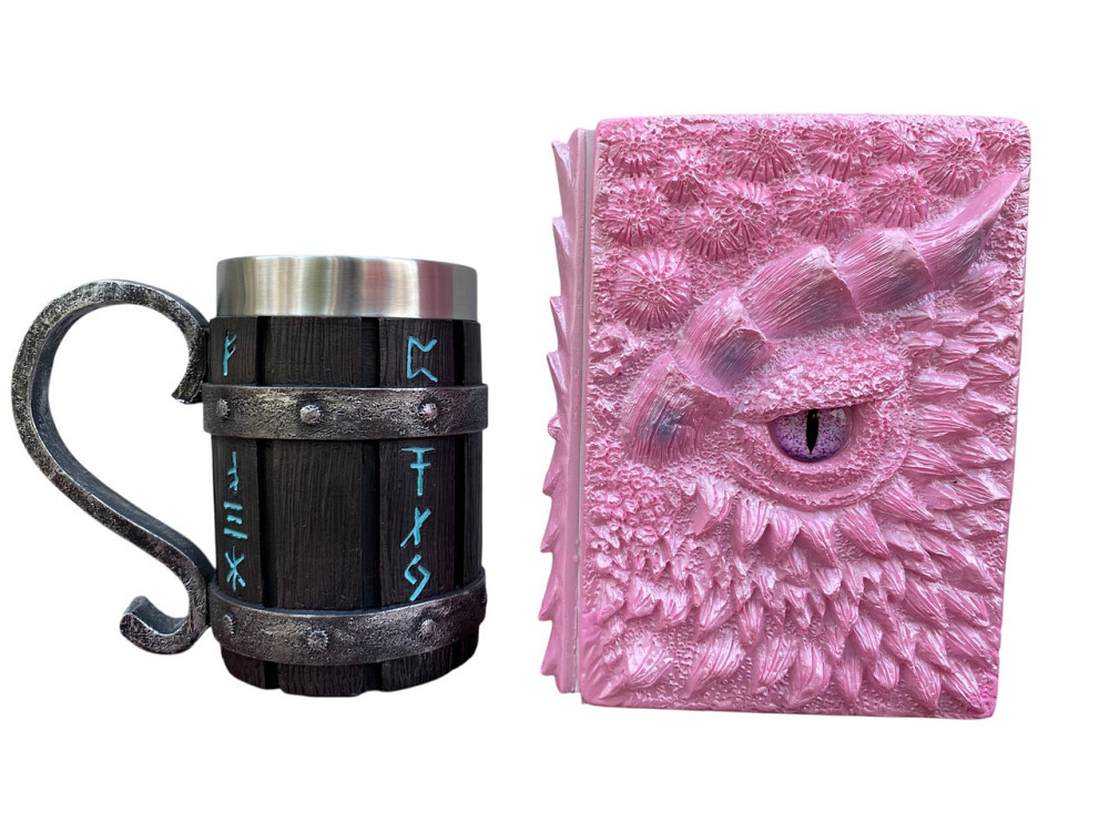 Подарочный набор Кухоль 3 Скандинавские Руны и Блокнот 3 «Дракон Единорога» Київ - зображення 1